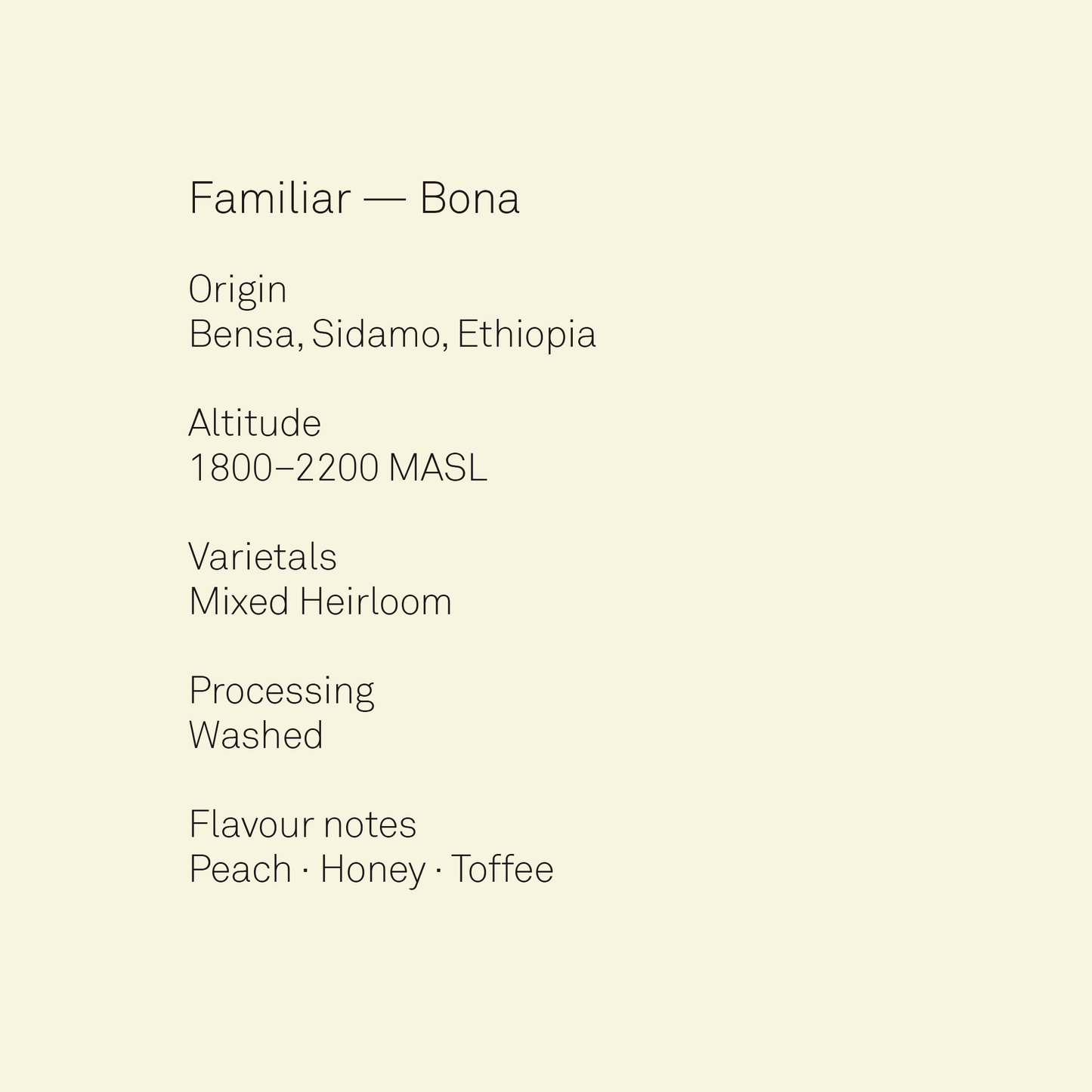 Homebody Union specialty instant coffee Ethiopia Bona 30g