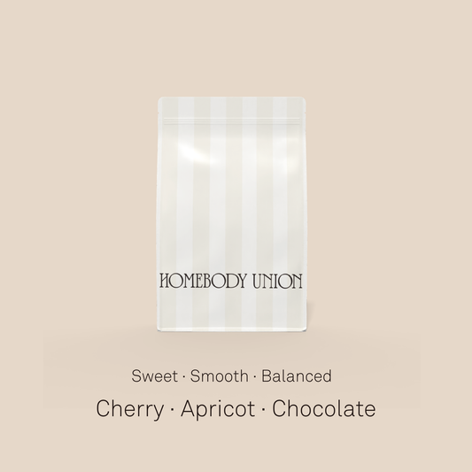 Ethiopia Guji coffee with cherry, apricot and chocolate notes