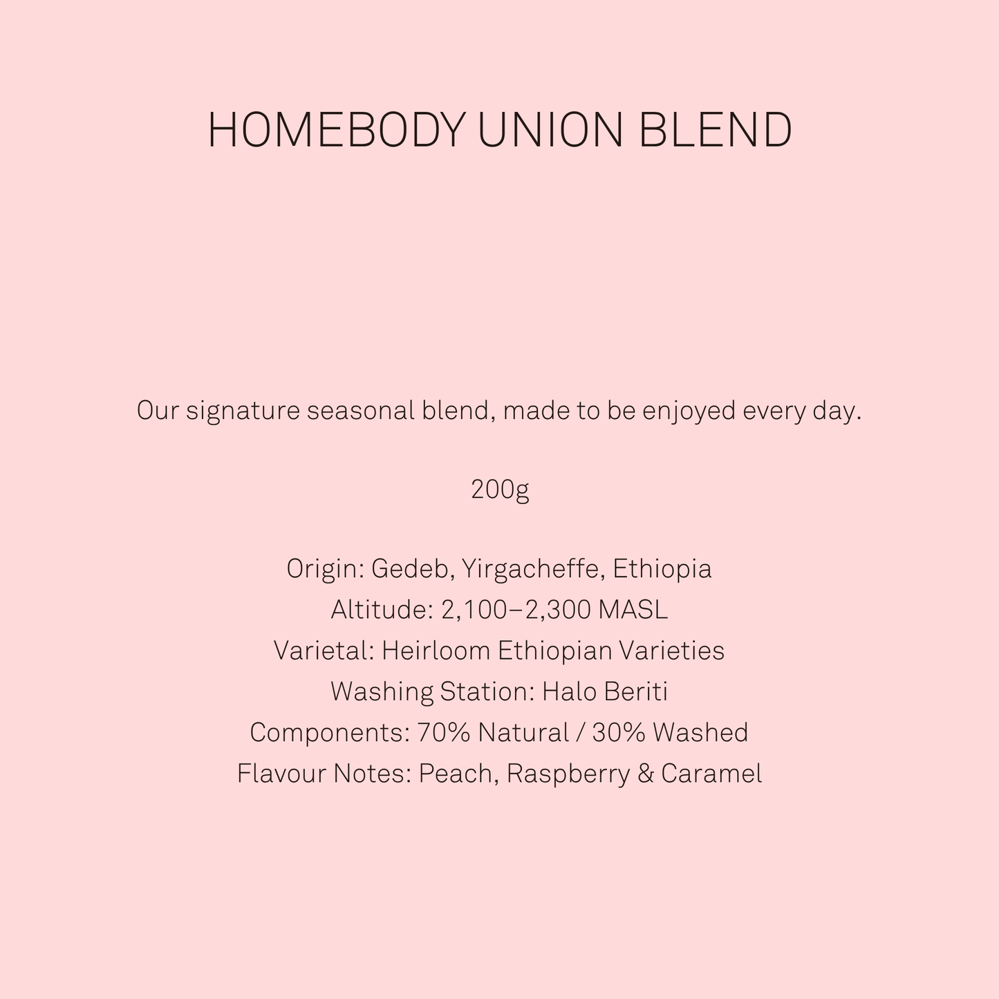 Homebody Union Blend 200g
