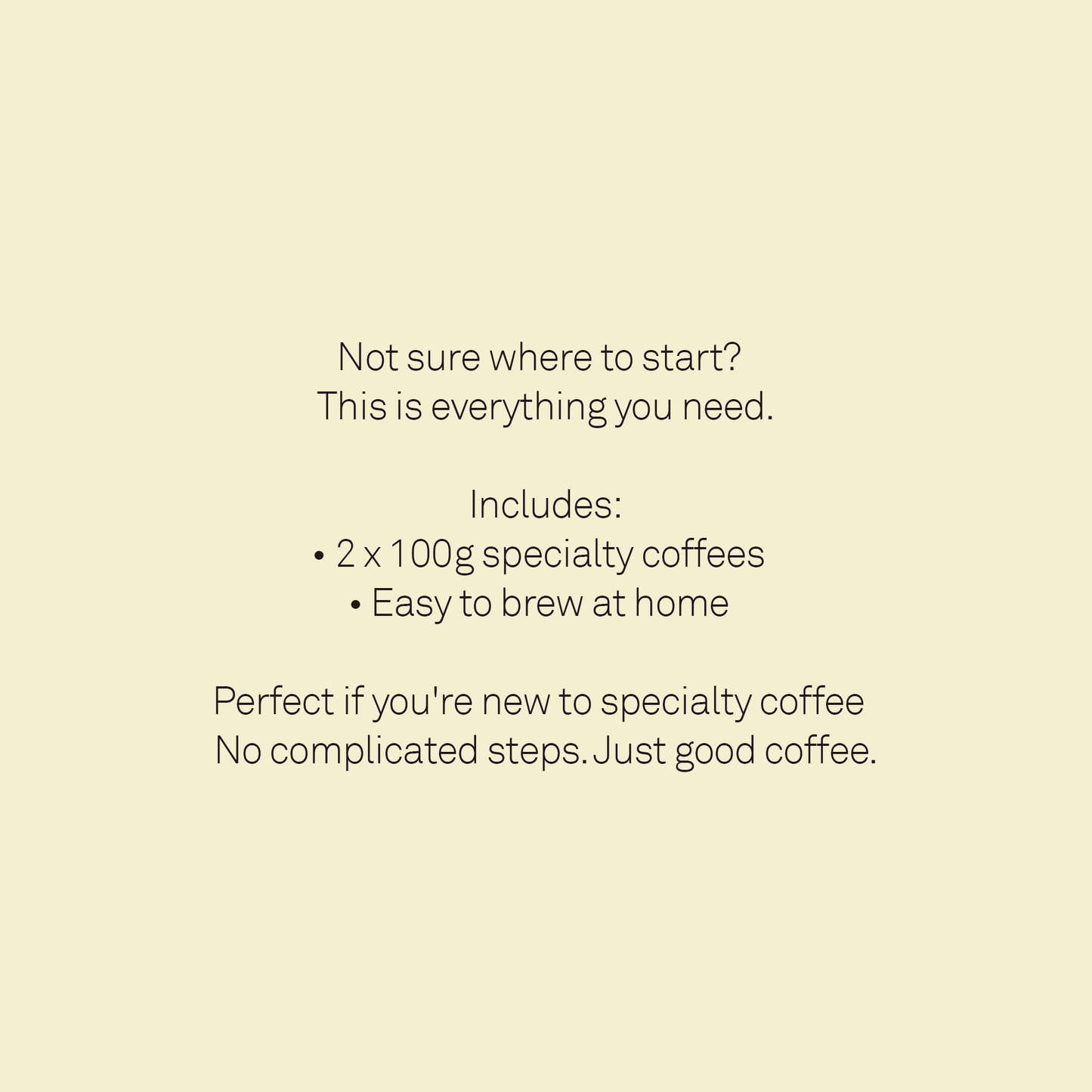 Homebody Union starter coffee set with Kenya and Floral Symphony, 100g each