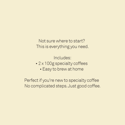 Homebody Union starter coffee set with Kenya and Floral Symphony, 100g each