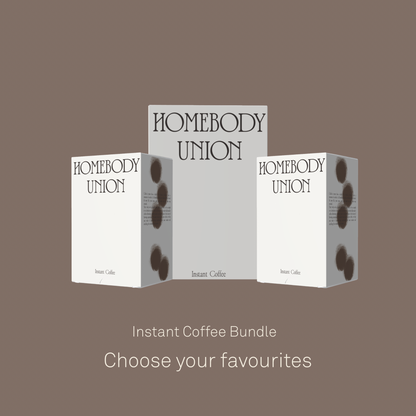 Homebody Union specialty instant coffee bundle 3 pack 30g each
