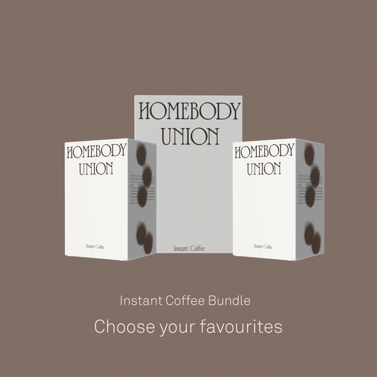 Homebody Union specialty instant coffee bundle 3 pack 30g each