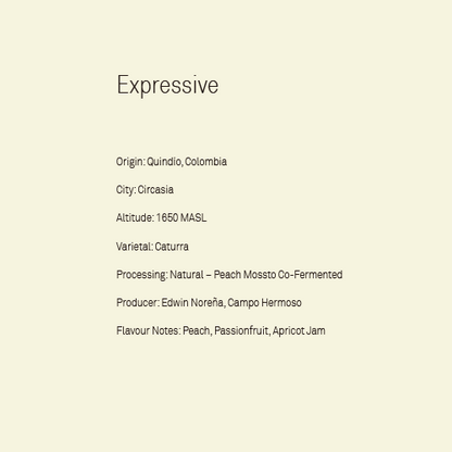 [Expressive] Peach Mossto Co-Fermented - Colombia - Natural 200g